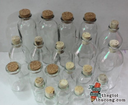 Lọ thủy tinh nắp nút bần