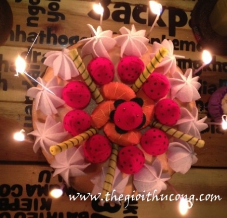 Bánh nỉ tròn lớn K7