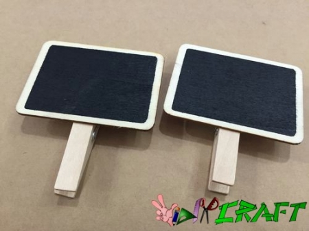 Kẹp gỗ ghi chú hình chữ nhật