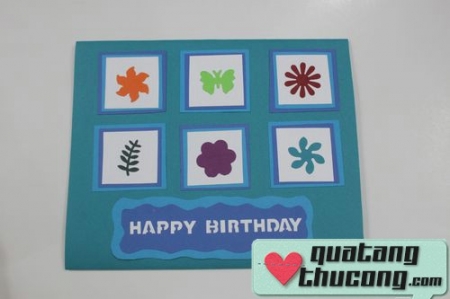 Hướng dẫn cách làm thiệp từ đồ dập hình