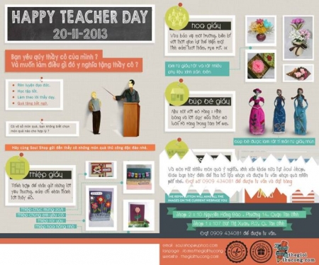 Những sản phẩm thủ công chào đón 20-11