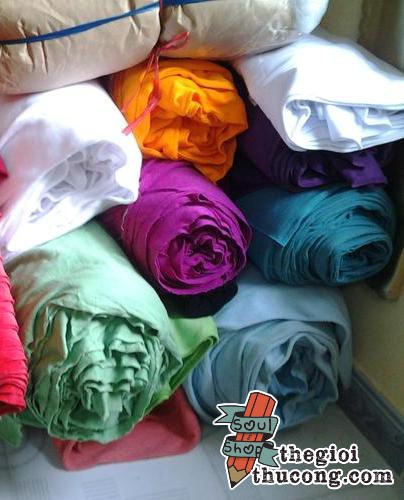 Vải nỉ Hàn Quốc may gối