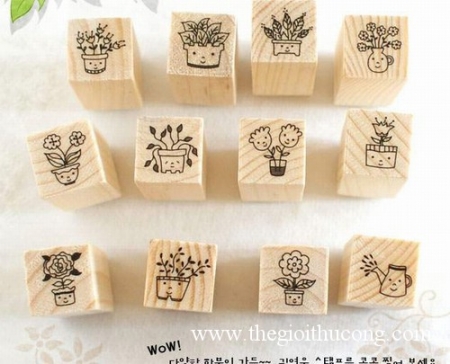 Hộp dấu  gỗ garden