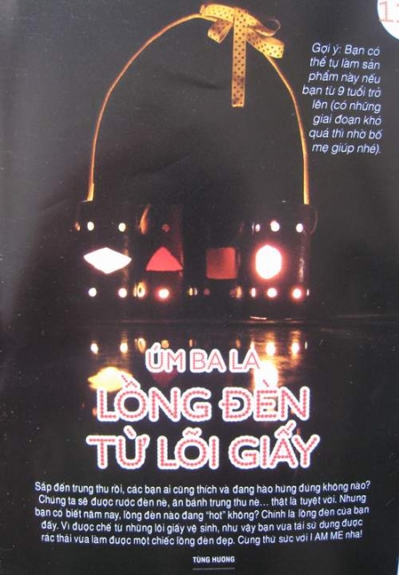 Lồng đèn từ lõi giấy