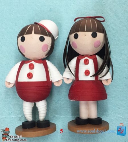 Búp bê giấy Quilling