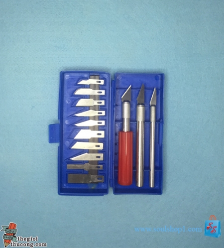 Bộ dao khắc trổ 3 cây 13 lưỡi