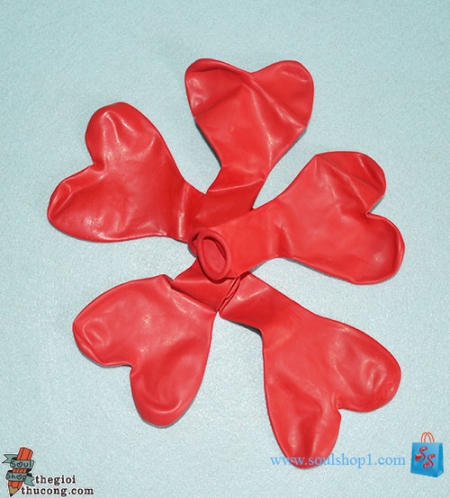 Bong bóng hình tim