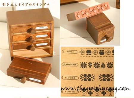Bộ con dấu tủ gỗ đường viền