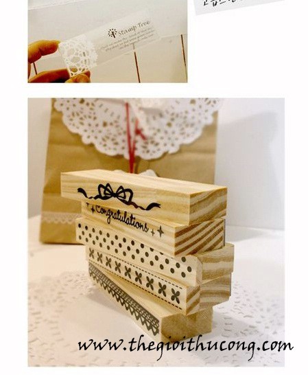 Con dấu gỗ đường viền