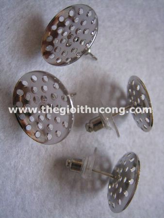 Đuôi ( Chuôi) bông tai to dạng đế tròn