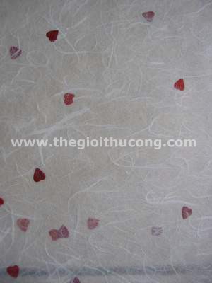 Giấy lụa mỏng tim nhỏ