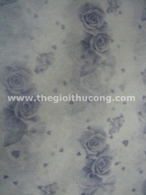 Giấy lụa mỏng hoa văn cao cấp