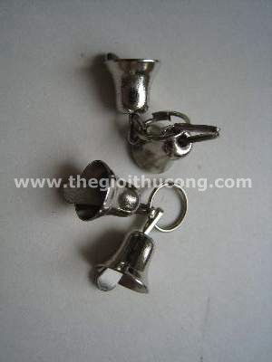 Chuông đôi bạc nhỏ