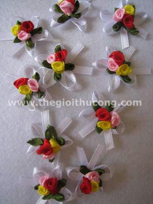 Hoa vải 3 bông chụm