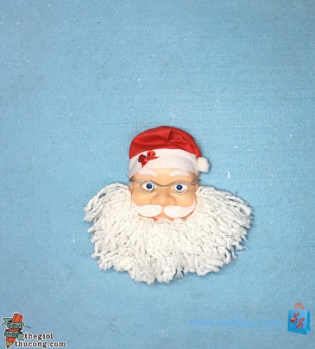 Mặt Ông già noel râu dài (kiểu 2)