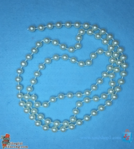 Dây hạt ngọc trai nhựa đính keo 