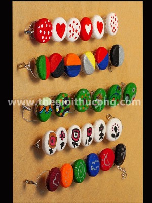 Vòng tay bằng nút và bố