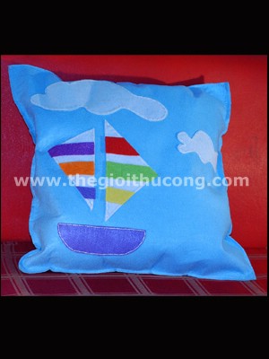 Gối chiếc thuyền bằng vải nỉ