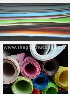 Giấy mút xốp mỏng không vân