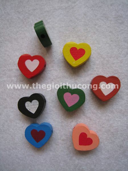  Nút gỗ hình tim