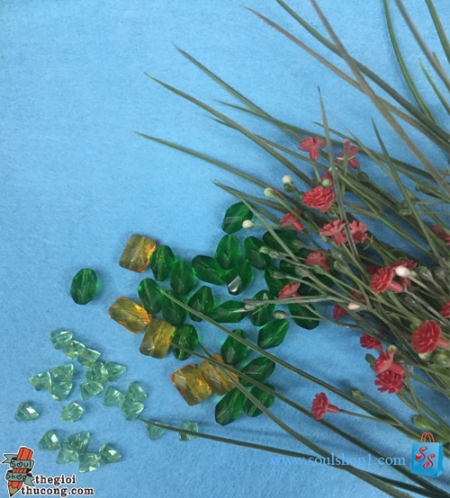 Hạt thủy tinh - hạt saphia