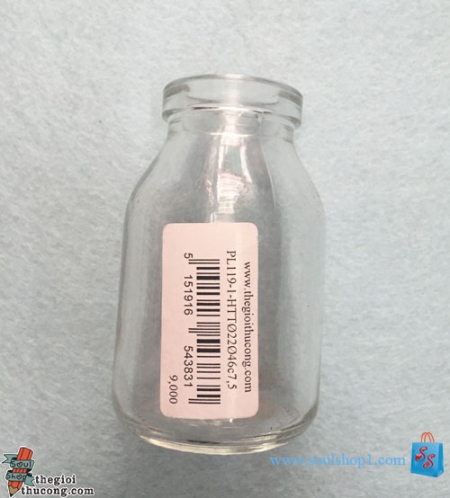 Hũ thủy tinh Ø 46 mm, cao 7,5 cm - PL0119-01