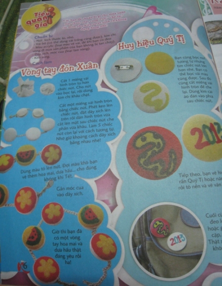 Vòng tay xinh xắn ( vải bọc nút)