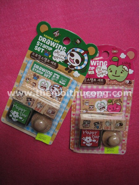 Con dấu mực Hàn Quốc vỉ