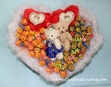 Kẹo mút gấu bông