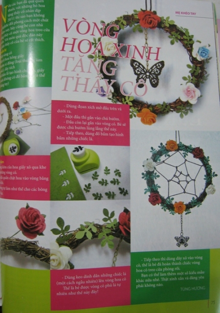 Vòng hoa treo trang trí