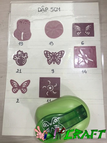 Bấm lỗ hình 5cm