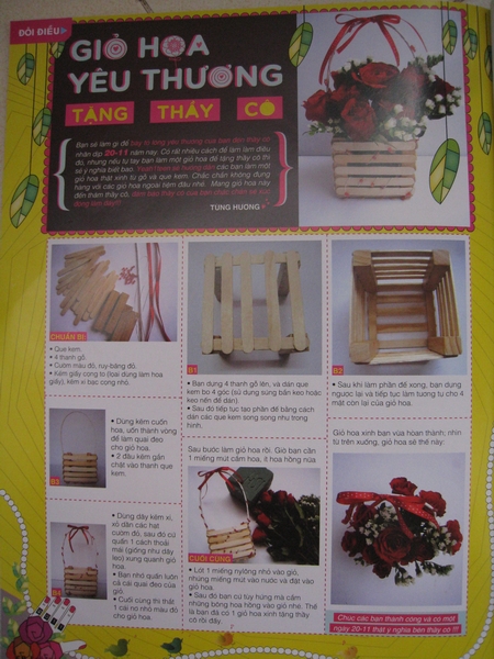 Giỏ hoa yêu thương 