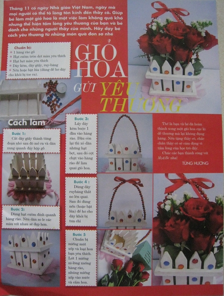 Giỏ Hoa Tặng thầy cô