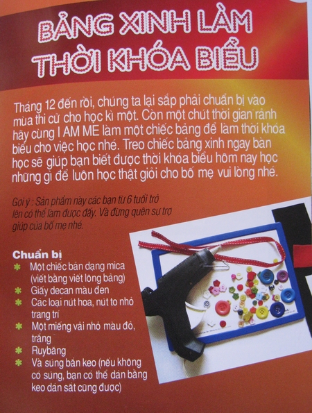 Bảng xinh làm thời khóa biểu