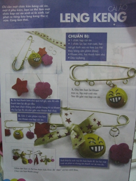 Kẹp cài áo leng keng