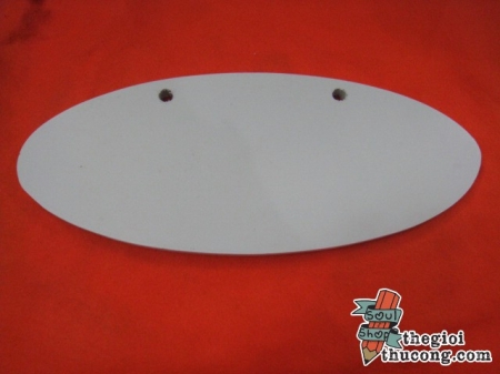 Bảng gỗ trơn hình bầu dục