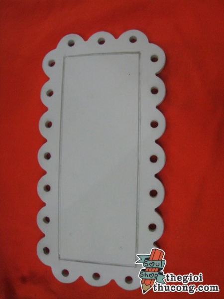  Bảng gỗ trơn hình bánh quy