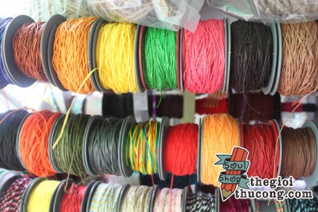 Dây da tròn nhỏ đang vòng dreamcatcher