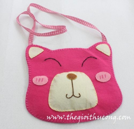 Túi đựng mèo hồng