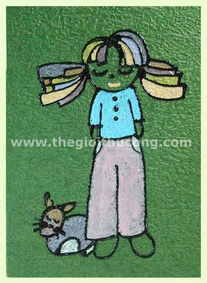   Thiệp xin lỗi bé và mèo