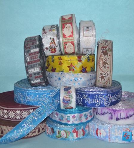 Dây ruy băng vải Giáng Sinh