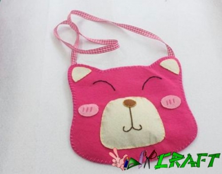 Làm túi đeo chú gấu