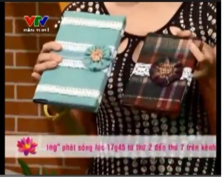 Soul Shop hướng dẫn làm sổ bọc vải trên kênh VTVCanTho