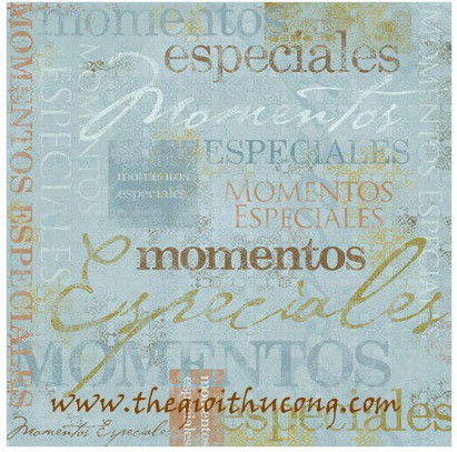 Giấy vintage specialmoments - 60915