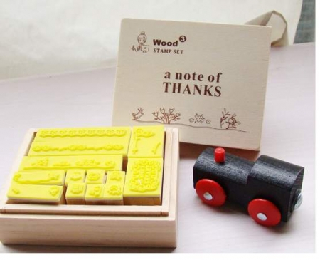 Bộ con dấu gỗ A note of Thanks