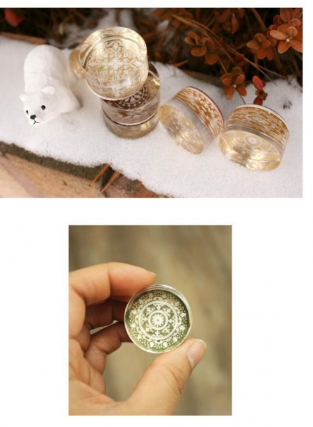 Con dấu mực nhựa trong