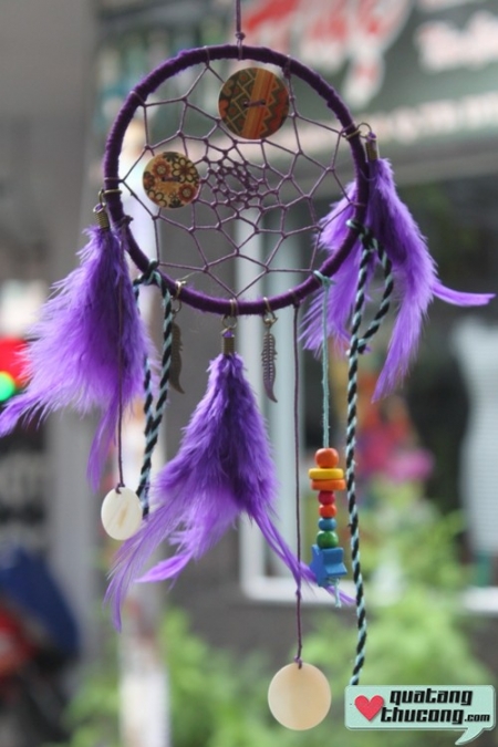 Dreamcatcher mẫu 28- Tím hoa cà