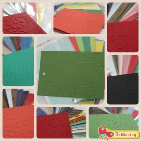 Giấy gân hoa văn nổi