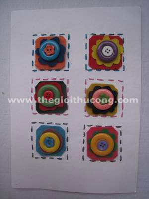 Thiệp bánh bằng nỉ