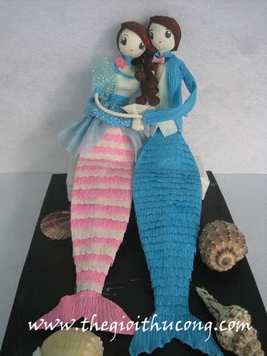  Búp bê đôi tiên cá xduong